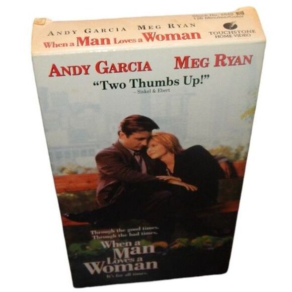 When A Man Loves A Woman Touchstone vintage VHS movie in original case - Picture 1 of 5